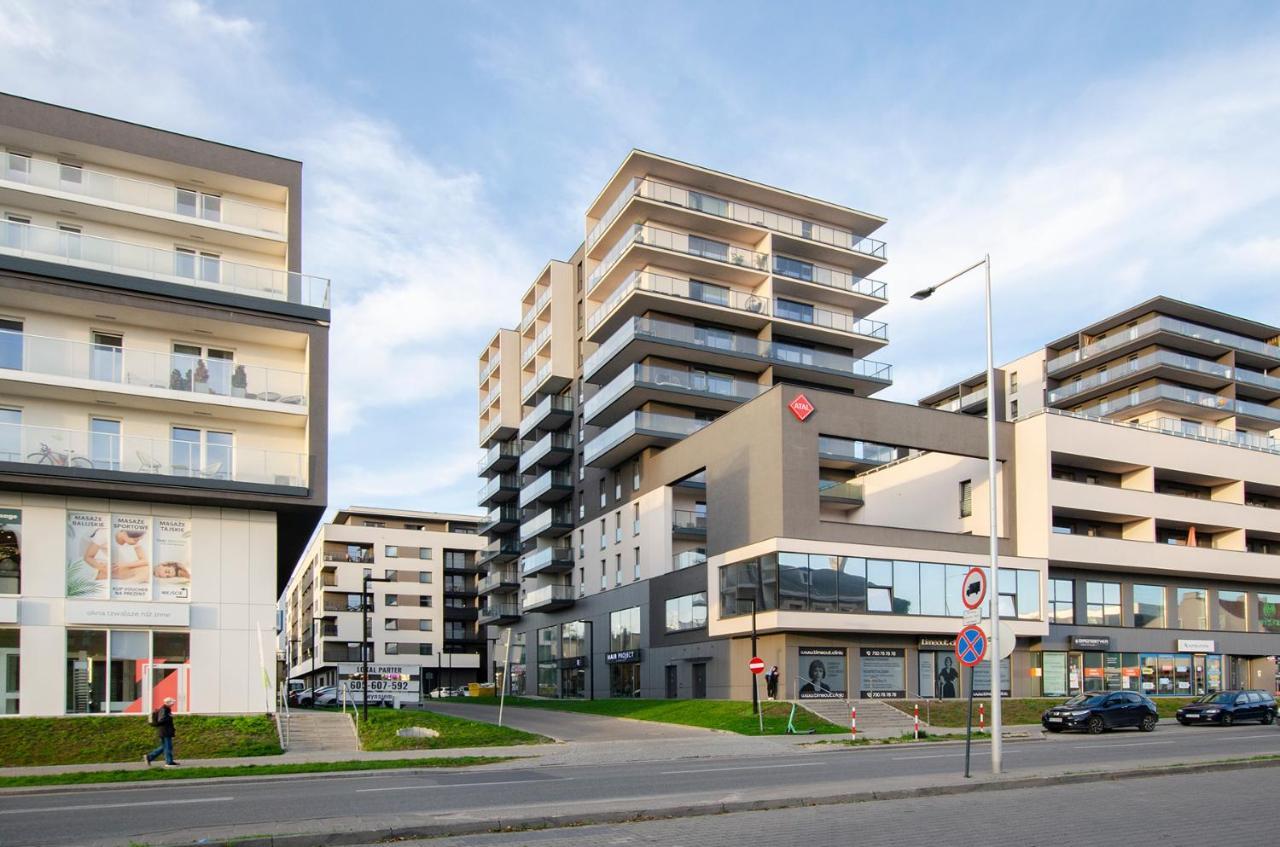 Sky Home- Blue Apartament -Manufaktura, Bezplatny Parking, Klima, Dostep Na Kod Lodz  Exterior photo
